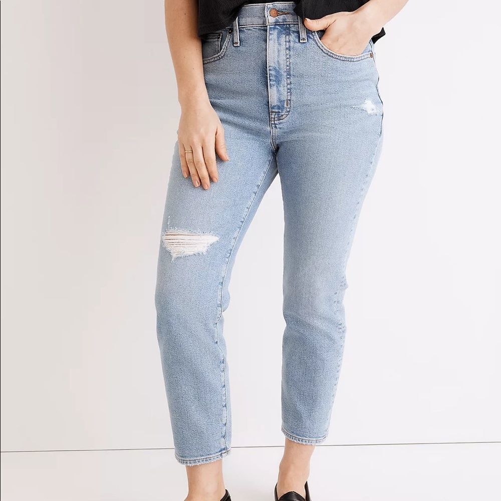 MADEWELL P32 The Petite Momjean in Austrey Wash: Ripped Edition NC514